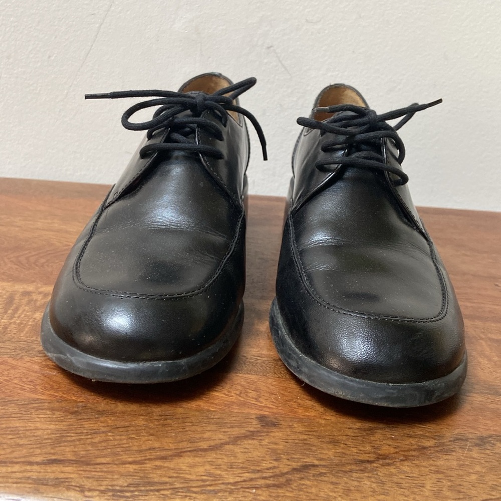 Nicole Black Leather Lace-Up Oxford dress shoes - Picture 6 of 11